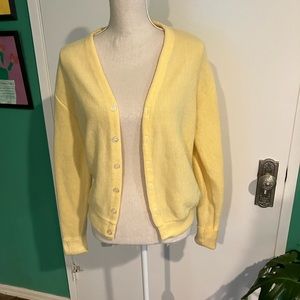 Vintage yellow cardigan